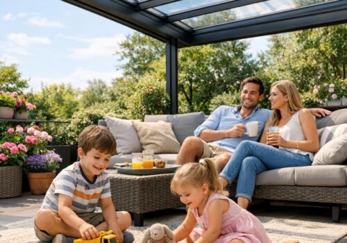 Warum sich eine Terrassenüberdachung für die ganze Familie lohnt
